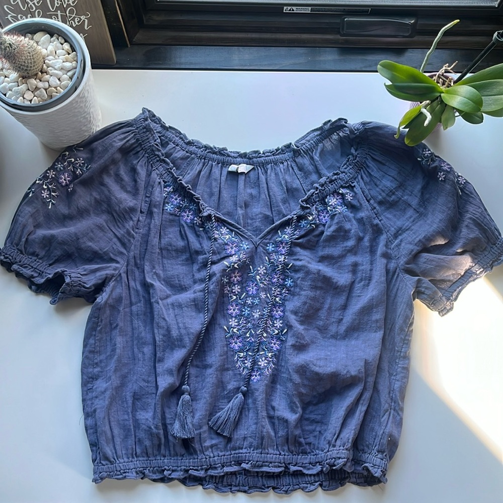Blue Lucky Brand Top